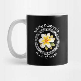 White Plumeria Mug